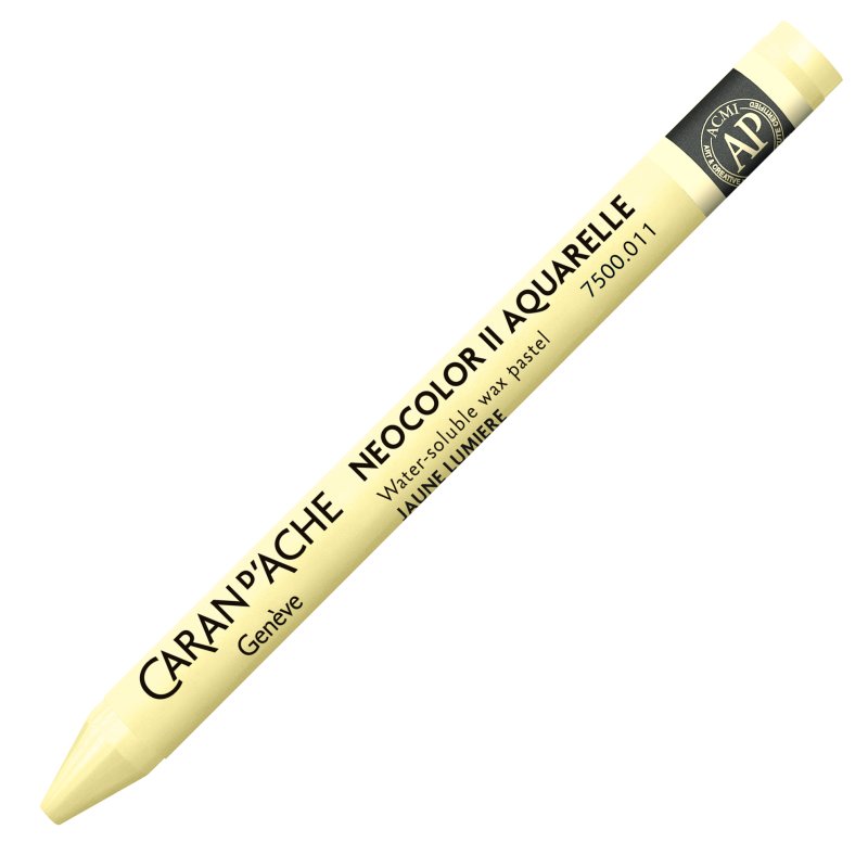 Caran D'Ache Neocolor II Oil Pastel - 011 Pale Yellow Caran D'Ache Neocolor II Oil Pastel - 011 Pale Yellow