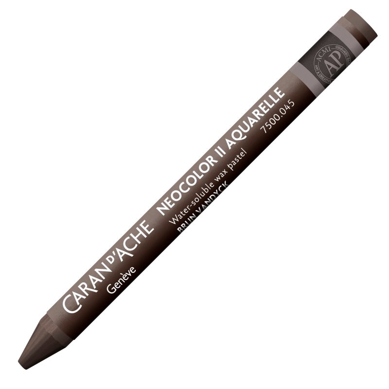 Caran D'Ache Neocolor II Oil Pastel - 045 Vandycke Brown