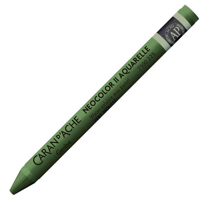 Caran D'Ache Neocolor II Oil Pastel - 225 Moss Green