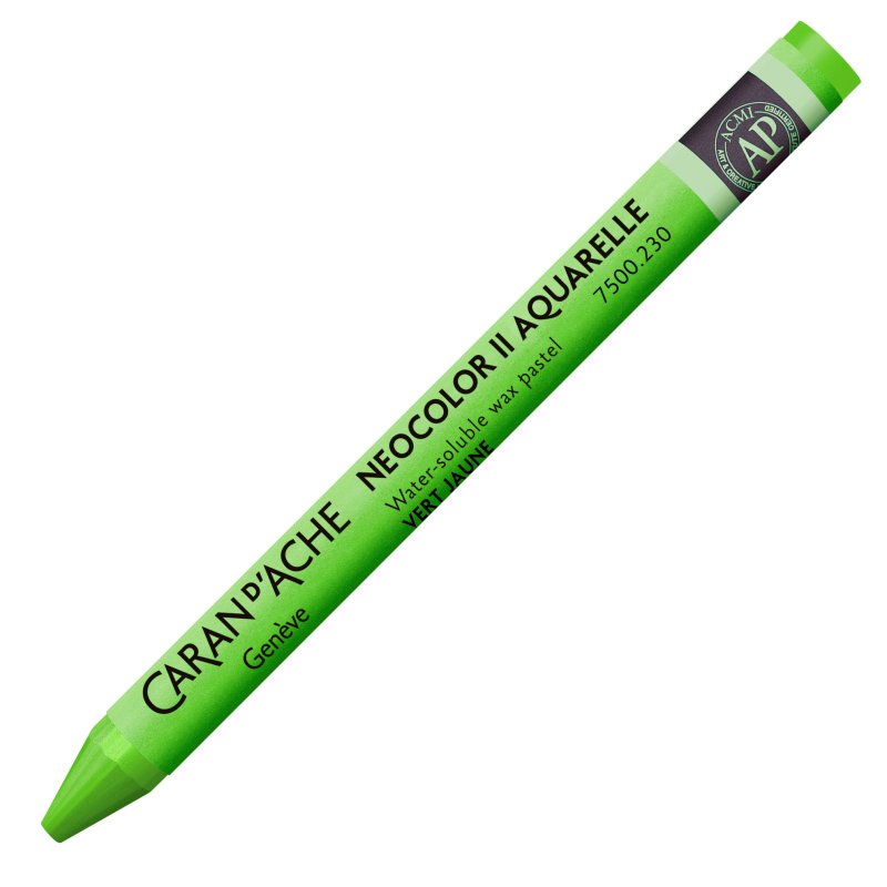 Caran D'Ache Neocolor II Oil Pastel - 230 Yellow Green Caran D'Ache Neocolor II Oil Pastel - 230 Yellow Green