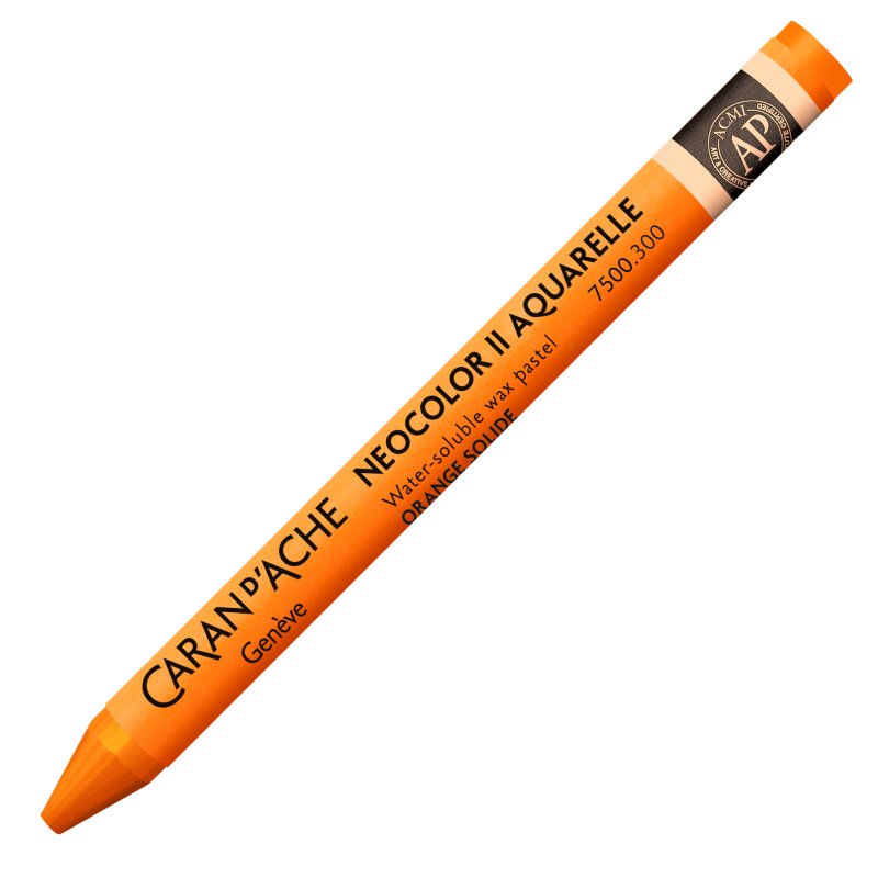 Caran D'Ache Neocolor II Oil Pastel - 300 Fast Orange