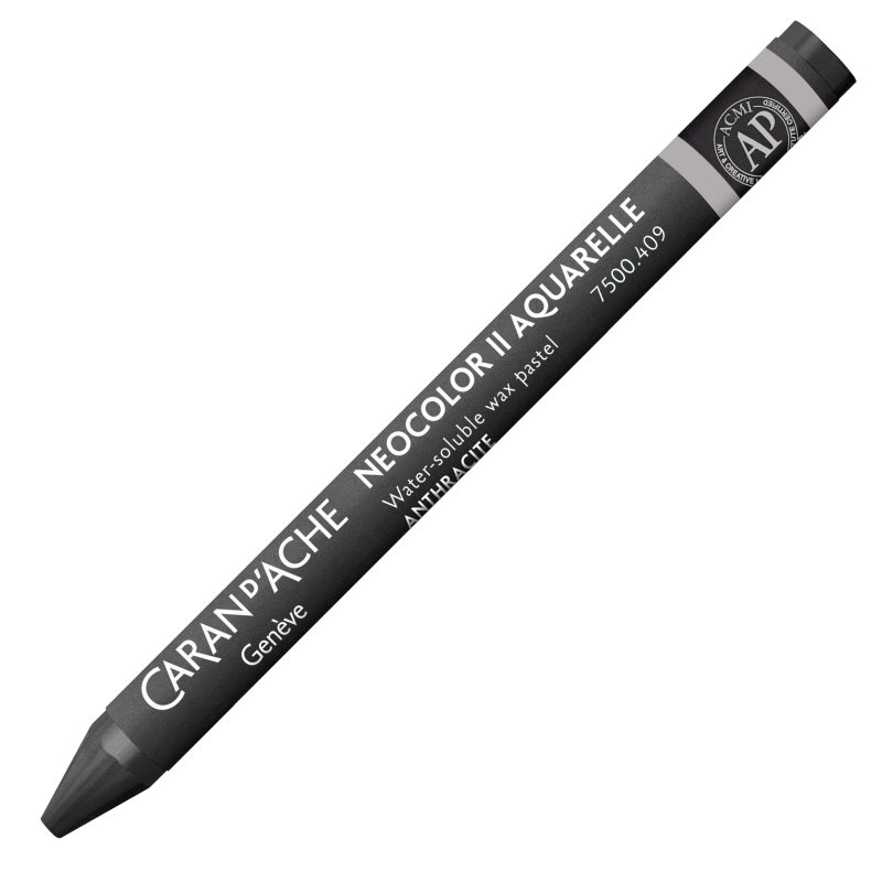 Caran D'Ache Neocolor II Oil Pastel - 409 Charcoal Grey