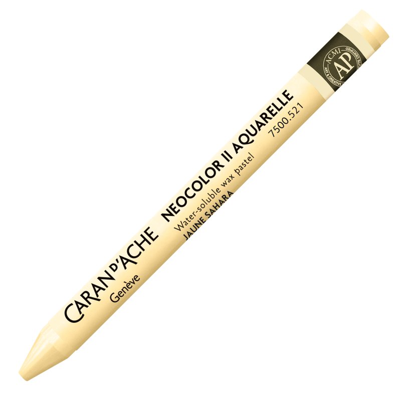 Caran D'Ache Neocolor II Oil Pastel - 521 Sahara Yellow Caran D'Ache Neocolor II Oil Pastel - 521 Sahara Yellow