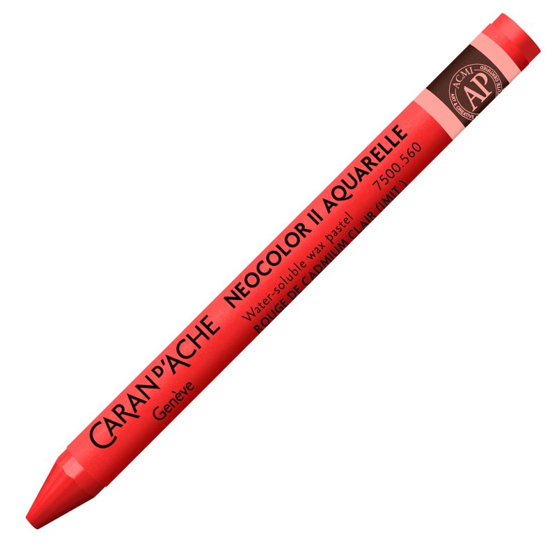 Caran D'Ache Neocolor II Oil Pastel - 560 Light Cadmium Red Hue Caran D'Ache Neocolor II Oil Pastel - 560 Light Cadmium Red Hue
