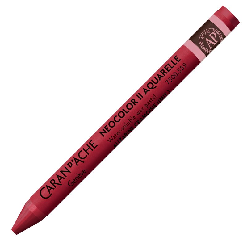 Caran D'Ache Neocolor II Oil Pastel - 589 Crimson Alizarin Hue