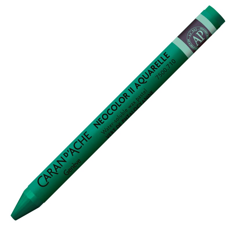 Caran D'Ache Neocolor II Oil Pastel - 710 Phthalocyanin Green Caran D'Ache Neocolor II Oil Pastel - 710 Phthalocyanin Green
