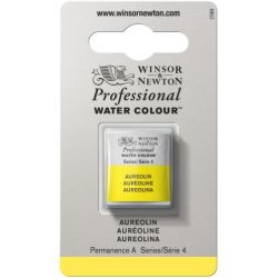 Aureolin Winsor & Newton Professional Artists Half Pan Watercolour