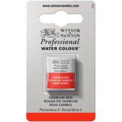 Cadmium Red Winsor & Newton Professional Artists Half Pan Watercolour