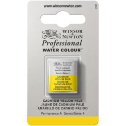 Cadmium Yellow Pale Winsor & Newton Professional Artists Half Pan Watercolour