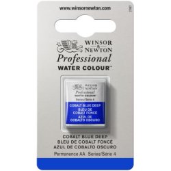 Cobalt Blue Deep Winsor & Newton Professional Artists Half Pan Watercolour