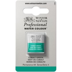 Cobalt Green Winsor & Newton Professional Artists Half Pan Watercolour