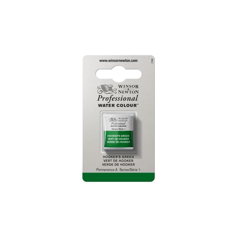 Hooker'S Green Winsor & Newton Professional Artists Half Pan Watercolour Hooker'S Green Winsor & Newton Professional Artists Half Pan Watercolour