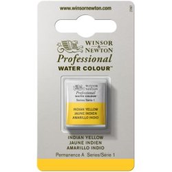 Indian Yellow Winsor & Newton Professional Artists Half Pan Watercolour