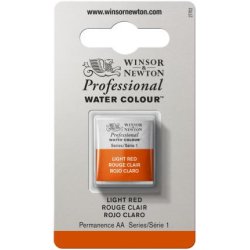 Light Red Winsor & Newton Professional Artists Half Pan Watercolour