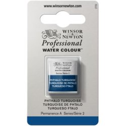 Phthalo Turquoise Winsor & Newton Professional Artists Half Pan Watercolour