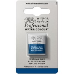 Prussian Blue Winsor & Newton Professional Artists Half Pan Watercolour