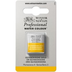 Quinacridone Gold Winsor & Newton Professional Artists Half Pan Watercolour