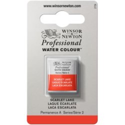 Scarlet Lake Winsor & Newton Professional Artists Half Pan Watercolour