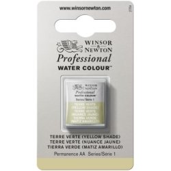 Terre Verte [Yellow Shade] Winsor & Newton Professional Artists Half Pan Watercolour