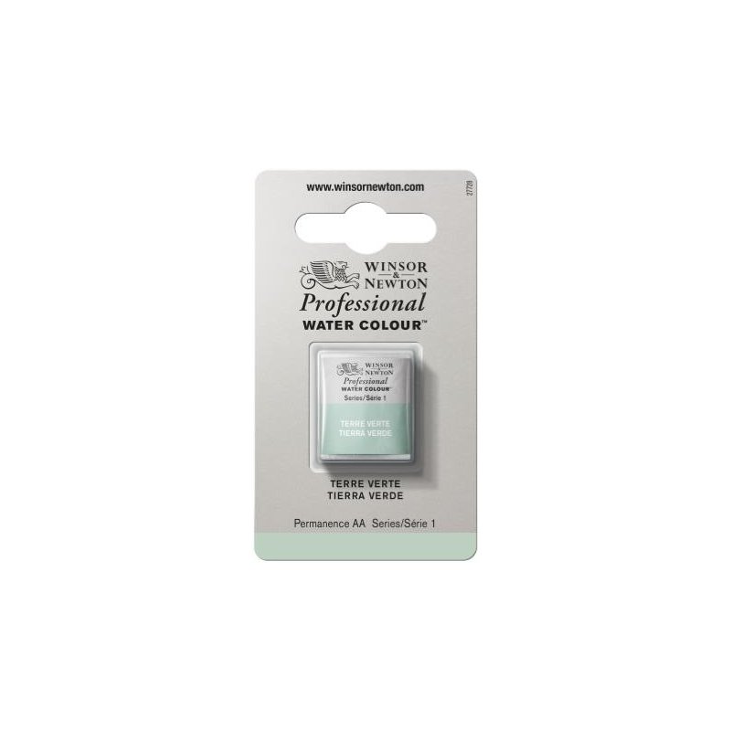 Terre Verte Winsor & Newton Professional Artists Half Pan Watercolour Terre Verte Winsor & Newton Professional Artists Half Pan Watercolour