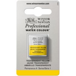 Trans Yellow Winsor & Newton Professional Artists Half Pan Watercolour