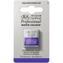 Ultramarine Violet Winsor & Newton Professional Artists Half Pan Watercolour