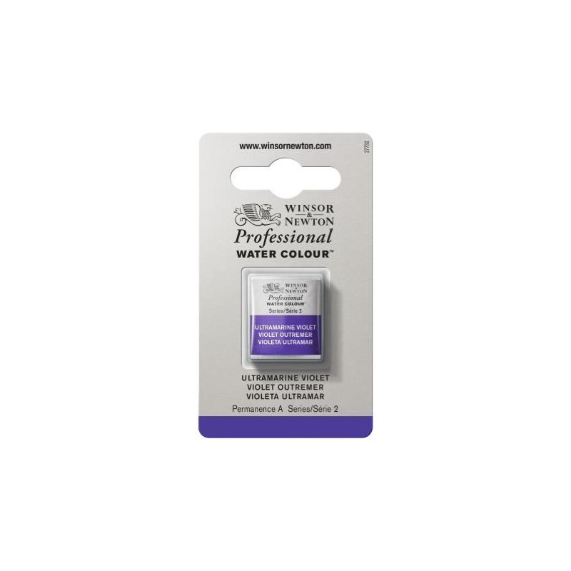 Ultramarine Violet Winsor & Newton Professional Artists Half Pan Watercolour Ultramarine Violet Winsor & Newton Professional Artists Half Pan Watercolour