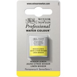 Winsor Lemon Winsor & Newton Professional Artists Half Pan Watercolour