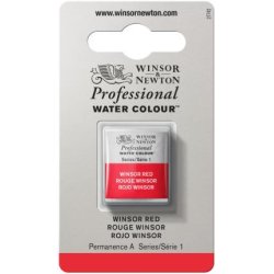 Winsor Red Winsor & Newton Professional Artists Half Pan Watercolour