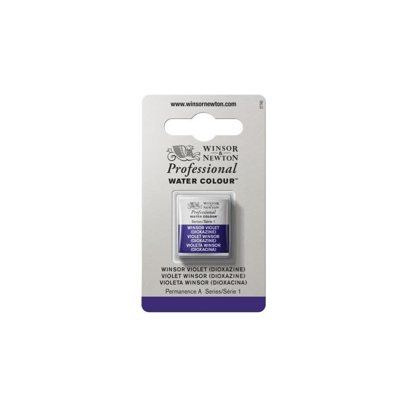 Winsor Violet Dioxazine Winsor & Newton Professional Artists Half Pan Watercolour Winsor Violet Dioxazine Winsor & Newton Professional Artists Half Pan Watercolour
