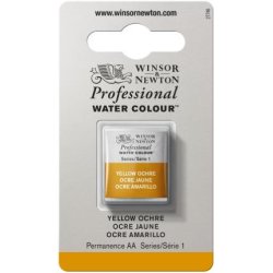 Yellow Ochre Winsor & Newton Professional Artists Half Pan Watercolour