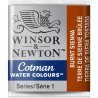 Burnt Sienna Winsor & Newton Cotman Watercolour Paint Half Pan