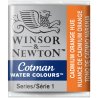 Cadmium Orange Hue Winsor & Newton Cotman Watercolour Paint Half Pan