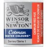 Cadmium Red Hue Winsor & Newton Cotman Watercolour Paint Half Pan