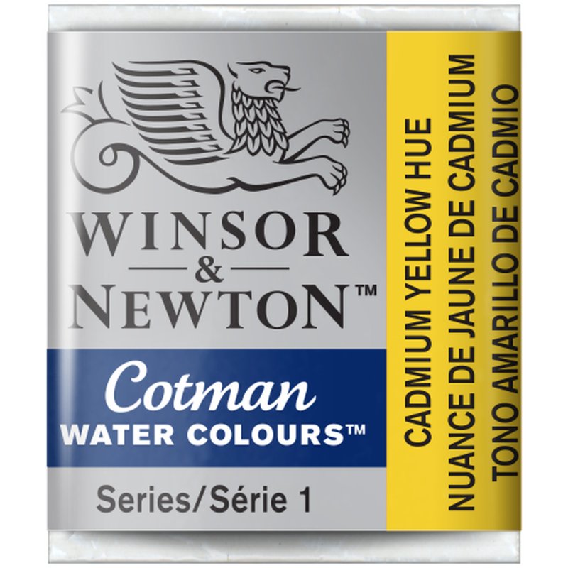 Cadmium Yellow Hue Winsor & Newton Cotman Watercolour Paint Half Pan Cadmium Yellow Hue Winsor & Newton Cotman Watercolour Paint Half Pan