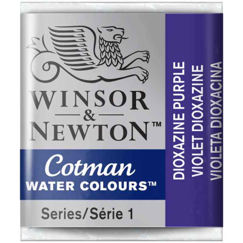 Dioxazine Violet Winsor & Newton Cotman Watercolour Paint Half Pan Dioxazine Violet Winsor & Newton Cotman Watercolour Paint Half Pan