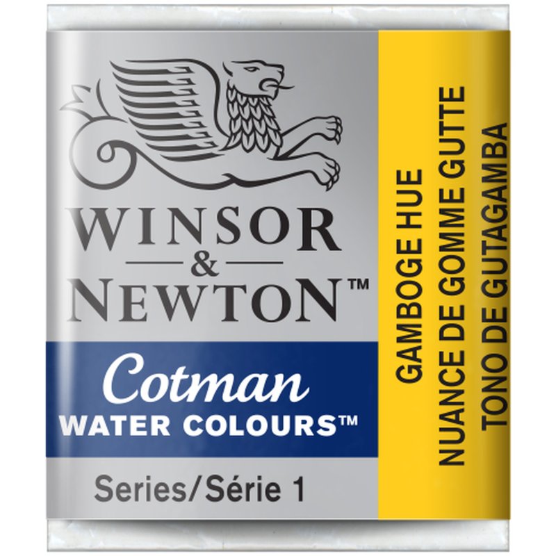 Gamboge Hue Winsor & Newton Cotman Watercolour Paint Half Pan Gamboge Hue Winsor & Newton Cotman Watercolour Paint Half Pan