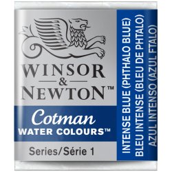 Intense Blue  Winsor & Newton Cotman Watercolour Paint Half Pan