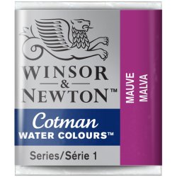 Mauve  Winsor & Newton Cotman Watercolour Paint Half Pan