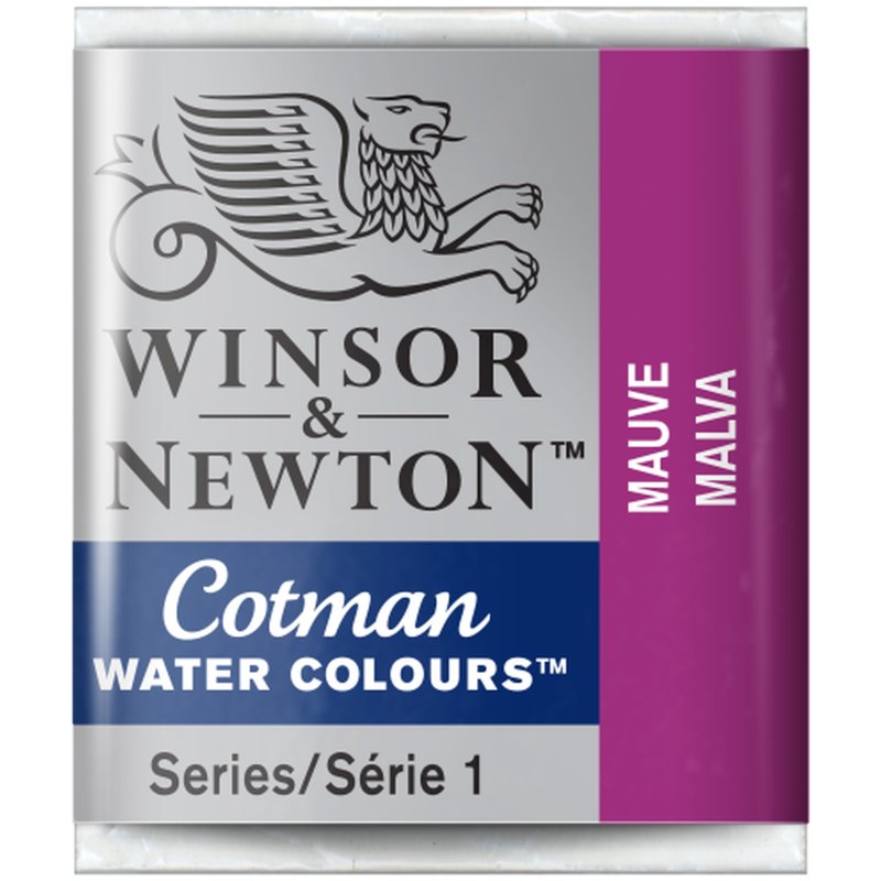 Mauve Winsor & Newton Cotman Watercolour Paint Half Pan Mauve Winsor & Newton Cotman Watercolour Paint Half Pan
