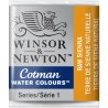Raw Sienna  Winsor & Newton Cotman Watercolour Paint Half Pan