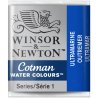 Ultramarine  Winsor & Newton Cotman Watercolour Paint Half Pan