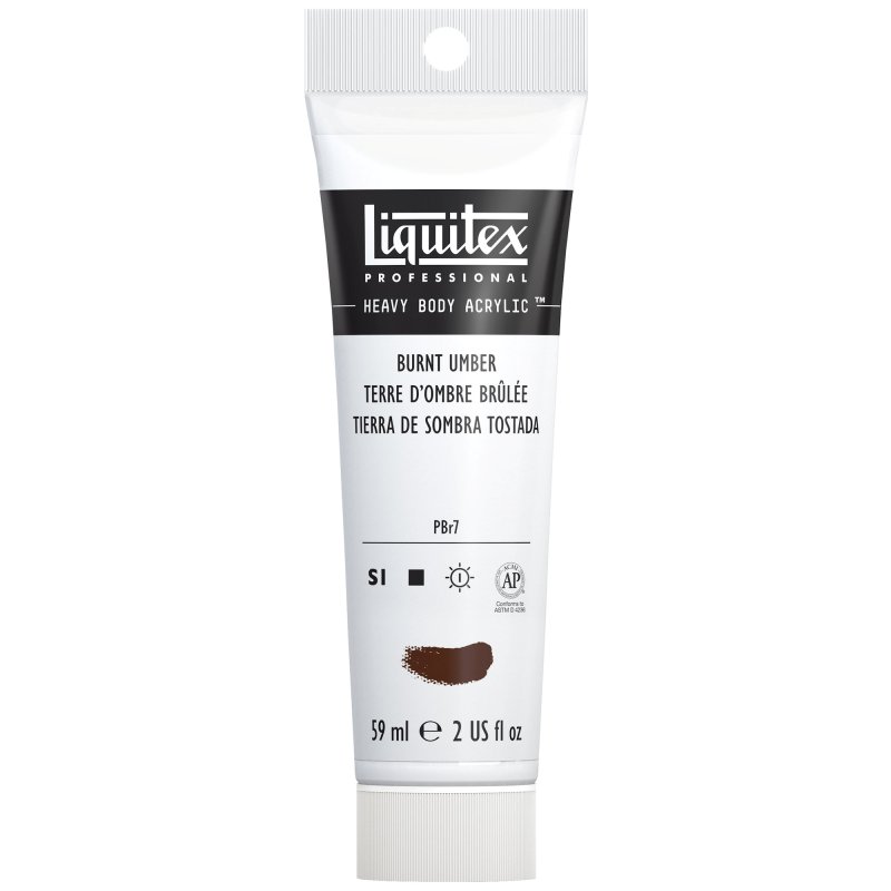 Winsor & Newton Liquitex Heavy Body Acrylic Paint 59ml - 128 Burnt Umber Winsor & Newton Liquitex Heavy Body Acrylic Paint 59ml - 128 Burnt Umber