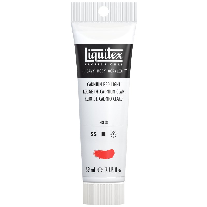 Winsor & Newton Liquitex Heavy Body Acrylic Paint 59ml - 152 Cadmium Red Light Winsor & Newton Liquitex Heavy Body Acrylic Paint 59ml - 152 Cadmium Red Light
