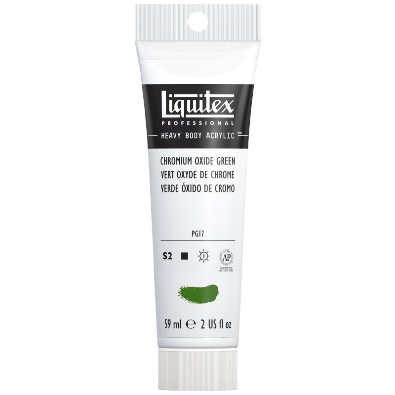 Winsor & Newton Liquitex Heavy Body Acrylic Paint 59ml - 166 Chromium Oxide Green Winsor & Newton Liquitex Heavy Body Acrylic Paint 59ml - 166 Chromium Oxide Green