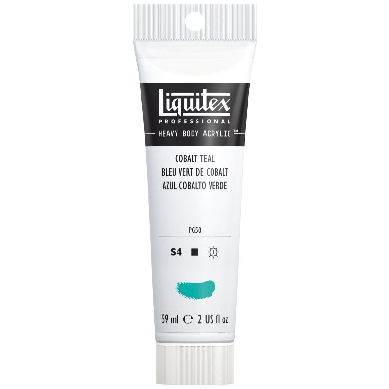Winsor & Newton Liquitex Heavy Body Acrylic Paint 59ml - 172 Cobalt Teal Winsor & Newton Liquitex Heavy Body Acrylic Paint 59ml - 172 Cobalt Teal