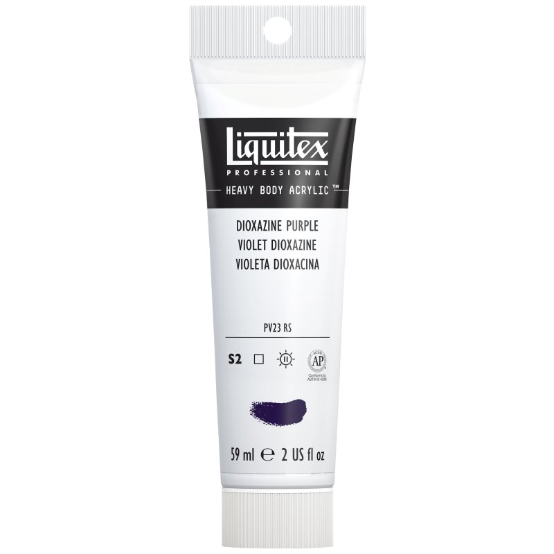 Winsor & Newton Liquitex Heavy Body Acrylic Paint 59ml - 186 Dioxazine Purple Winsor & Newton Liquitex Heavy Body Acrylic Paint 59ml - 186 Dioxazine Purple