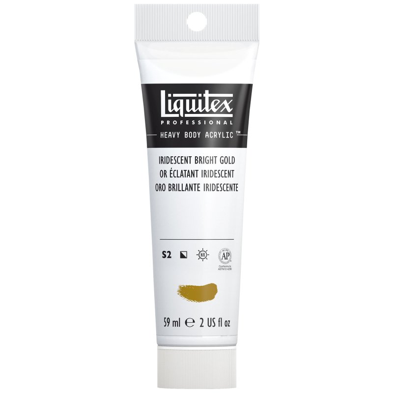 Winsor & Newton Liquitex Heavy Body Acrylic Paint 59ml - 234 Iridescent Bright Gold