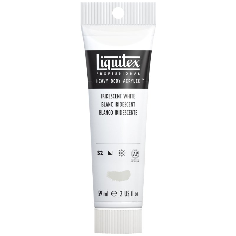Winsor & Newton Liquitex Heavy Body Acrylic Paint 59ml - 238 Iridescent White Winsor & Newton Liquitex Heavy Body Acrylic Paint 59ml - 238 Iridescent White
