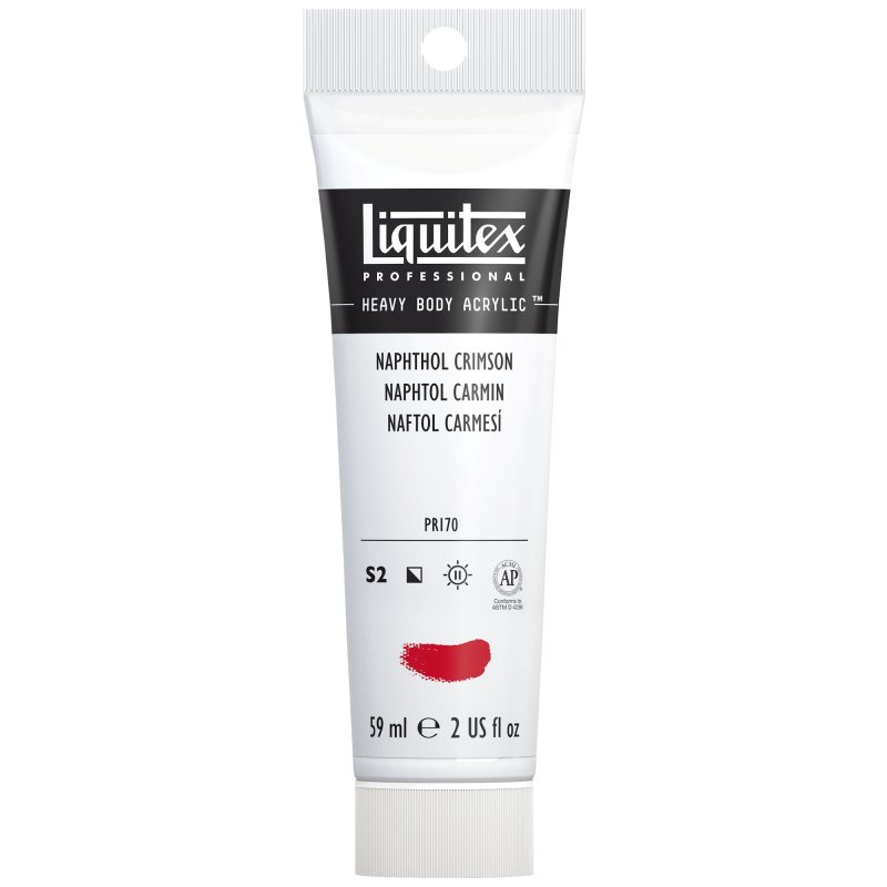 Winsor & Newton Liquitex Heavy Body Acrylic Paint 59ml - 292 Naphthol Crimson Winsor & Newton Liquitex Heavy Body Acrylic Paint 59ml - 292 Naphthol Crimson